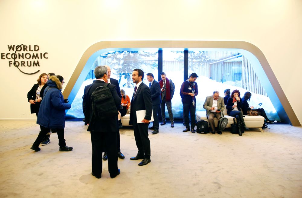 Attendees are seen during the World Economic Forum (WEF) annual meeting in Davos, Switzerland January 22, 2019. u00e2u20acu201d Reuters picnn