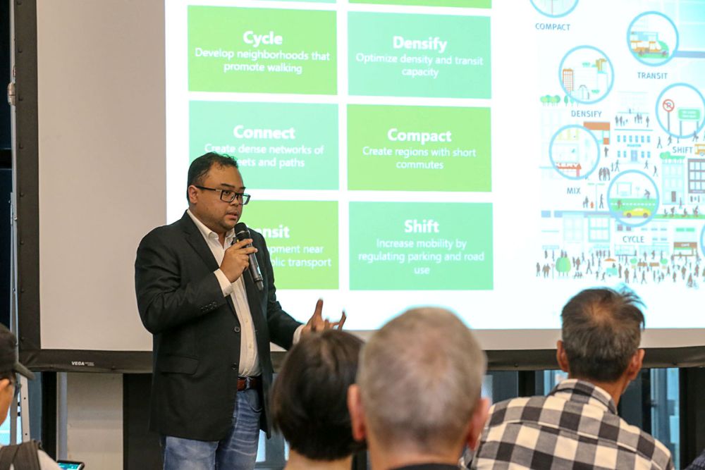 Yoga Adiwinarto delivers his speech during the Sustainable Transportation Solution Talk at the UAB Building, George Town January 16, 2019. u00e2u20acu201d Picture by Sayuti Zainudin