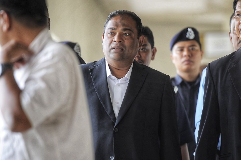 Datuk Seri Abdul Azeez Rahim leaves the Kuala Lumpur High Court January 16, 2018. u00e2u20acu2022 Picture by Shafwan Zaidon