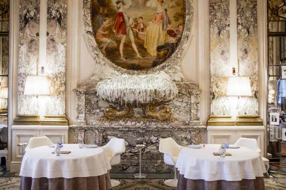 Alain Ducasse is bringing together five of his star chefs to prepare an exclusive dinner at Paris' Le Meurice. u00e2u20acu201d Picture courtesy of Le Meurice via AFP