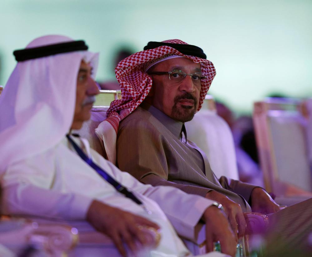 Saudi Arabia's Energy Minister Khalid Al-Falih attends the launching of National Industrial Development and Logistics Programme (NIDLP) in Ritz-Carlton hotel in Riyadh January 28, 2019. u00e2u20acu201d Reuters pic