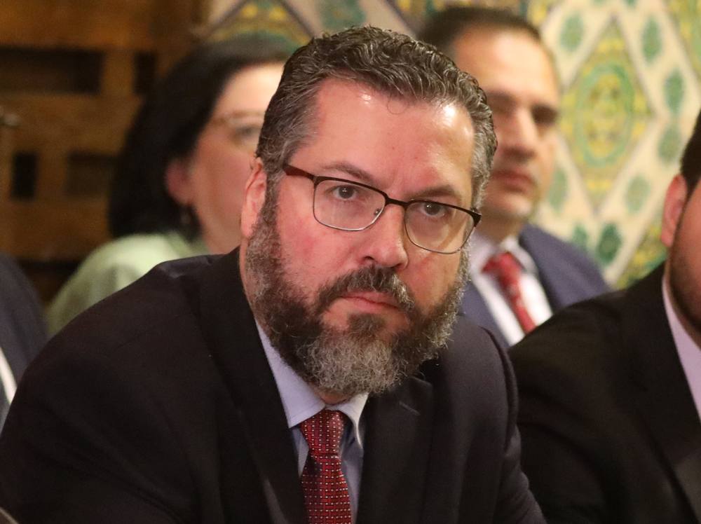 Brazil's Foreign Minister Ernesto Araujo attends a meeting of the Lima Group to discuss Venezuela's situation and the inauguration of President Nicolas Maduro's second term, in Lima, Peru January 4, 2019. u00e2u20acu201d Reuters pic