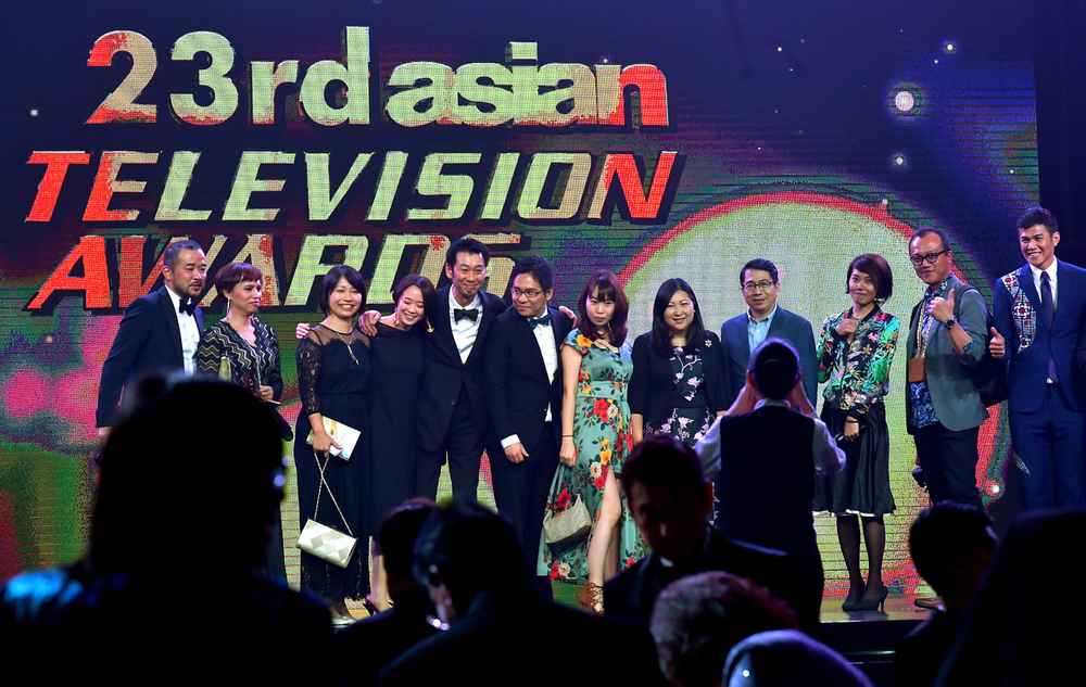 Artists from Asian countries at the 23rd Asia Television Awards at Kuching Borneo Convention Centre (BCCK) January 12, 2019. u00e2u20acu201d Bernama pic