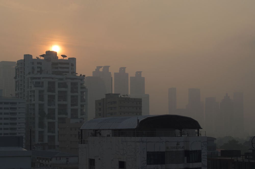 A layer of smog blankets the Thai capital Bangkok on January 14, 2019. u00e2u20acu201d AFP pic