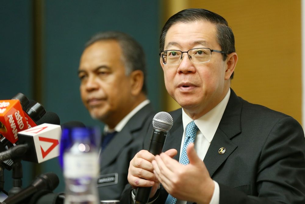 Finance Minister Lim Guan Eng speaks during a press conference at Bank Negara Malaysiau00e2u20acu2122s headquarters in Kuala Lumpur January 29, 2019. u00e2u20acu201d Picture by Ahmad Zamzahuri