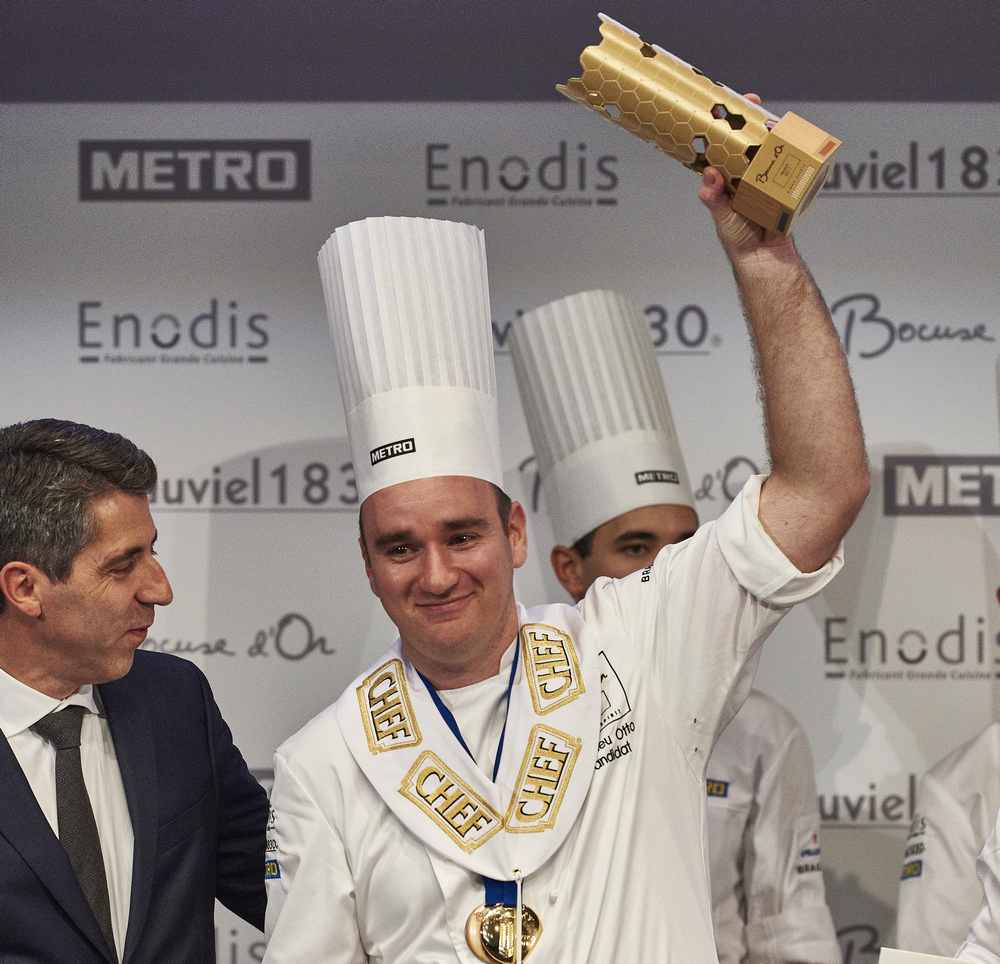 The young chef Matthieu Otto will represent France in the Bocuse d'Or, January 30 2019. u00e2u20acu201d Picture courtesy of Bocuse d'Or France/Studio Julien Bouvier via AFP