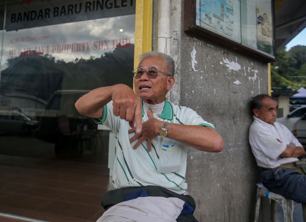 Chee Yun Sang, 77, says Chinese voters who settled outside of Cameron will not return for the by-election as they need to come back again for the Chinese New Year.