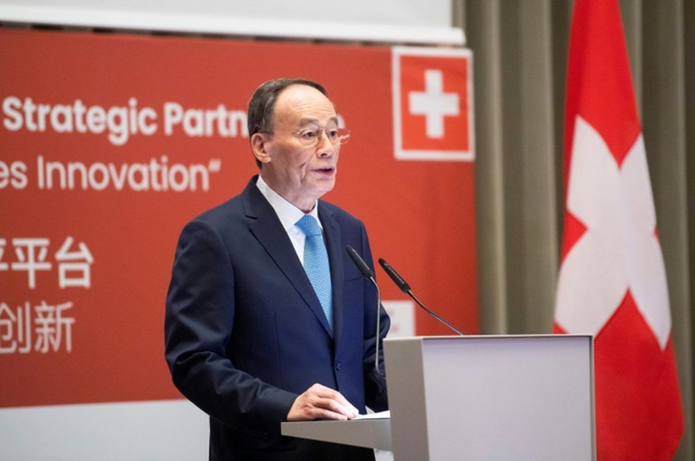 Chinese Vice President Wang Qishan, tasked with negotiating a truce in the US-China trade war, gets top billing in Davos, where the US government shutdown means Washington has no delegation. u00e2u20acu201d AFP file pic
