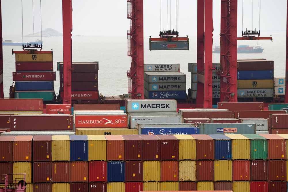 Containers are seen at the Yangshan Deep Water Port in Shanghai, China April 24, 2018. u00e2u20acu201d Reuters pic