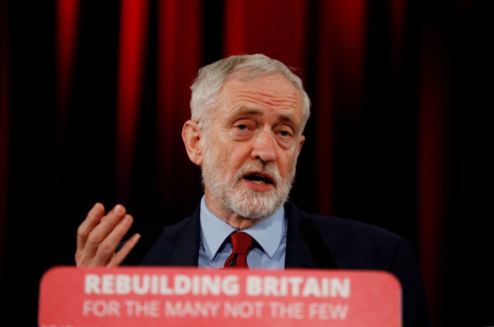 Jeremy Corbyn, the Labour Party leader, gives a speech days after he called a vote of no confidence in Prime Minister Theresa May's government, in Hastings, Britain January 17, 2019. u00e2u20acu201d Reuters pic 