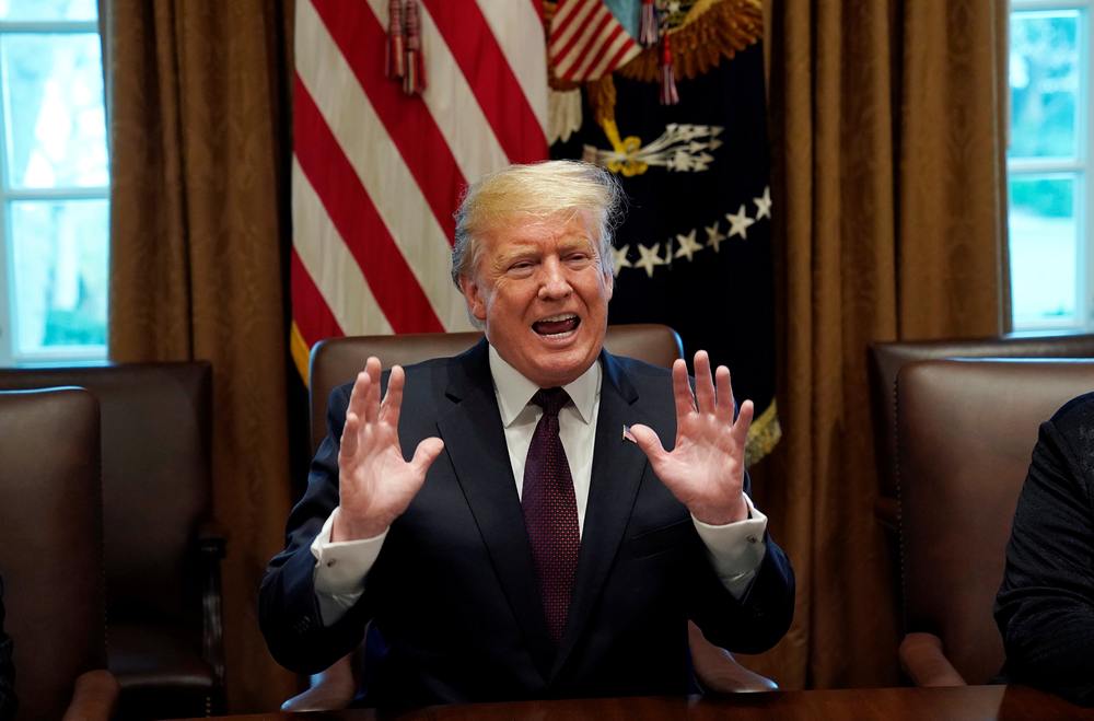 US President Donald Trump participates in a discussion on immigration proposals with conservative leaders in the Cabinet Room of the White House in Washington January 23, 2019. u00e2u20acu201d Reuters pic