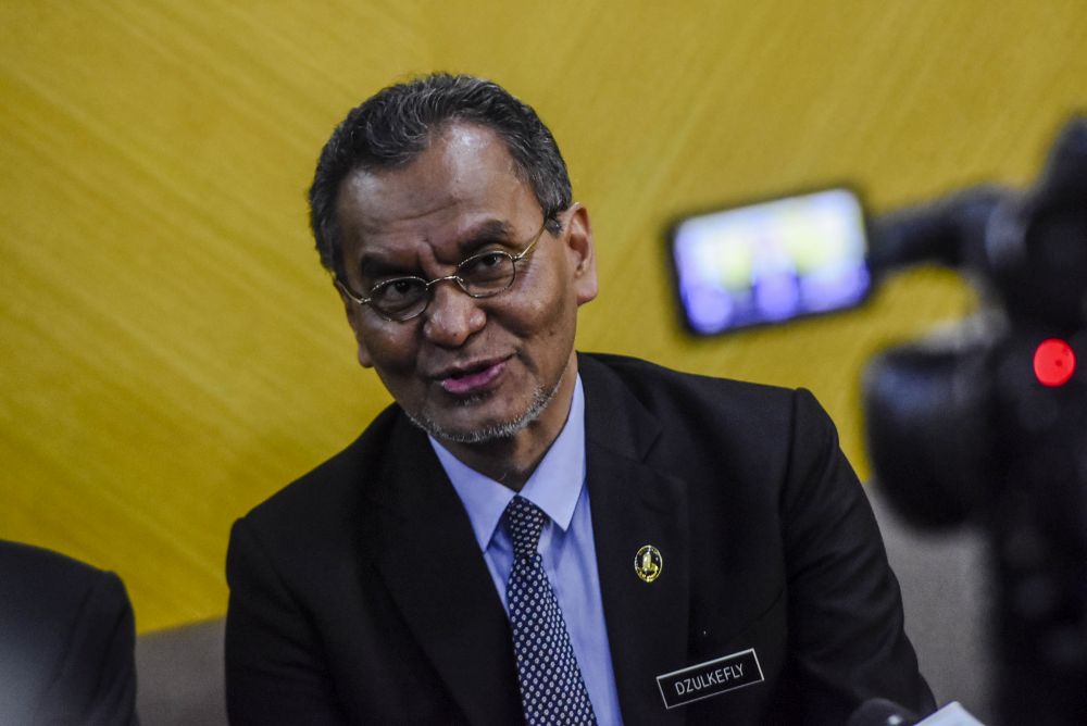 Health Minister Datuk Seri Dzulkefly Ahmad speaks during a press conference in Putrajaya January 2, 2019. u00e2u20acu2022 Picture by Firdaus Latif