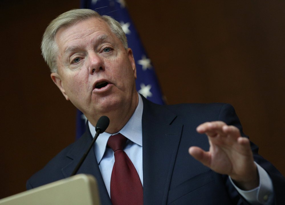 US Senator Lindsey Graham gestures during a news conference in Ankara, Turkey January 19, 2019. u00e2u20acu201d Reuters pic