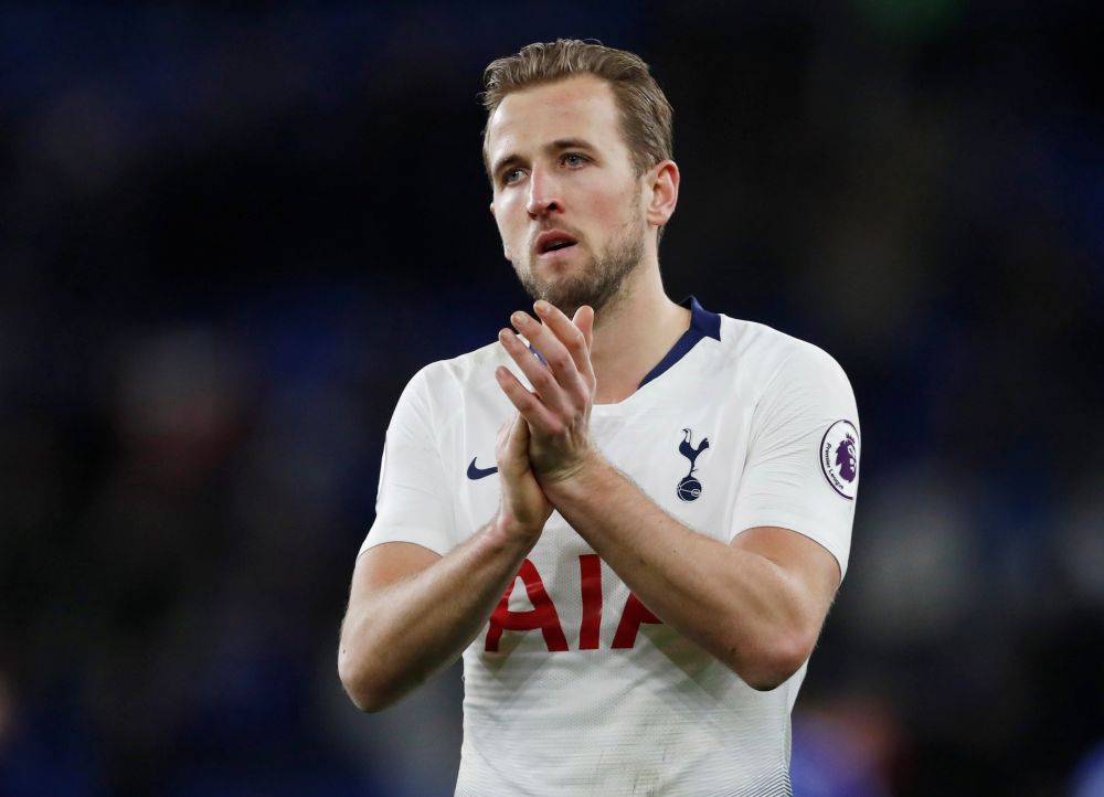 Tottenham's Harry Kane celebrates after the match against Cardiff City, January 1, 2019. u00e2u20acu2022 Reuters pic