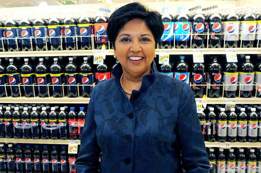 Indra Nooyi, then PepsiCo CEO, poses for a portrait by products at the Tops SuperMarket in Batavia, New York June 3, 2013. u00e2u20acu201d Reuters pic 