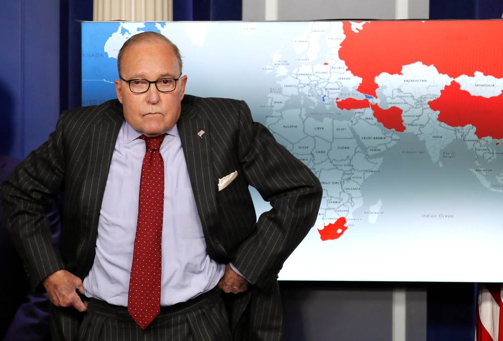 White House economic adviser Larry Kudlow attends a press briefing at the White House in Washington January 28, 2019.  u00e2u20acu201d Reuters pic