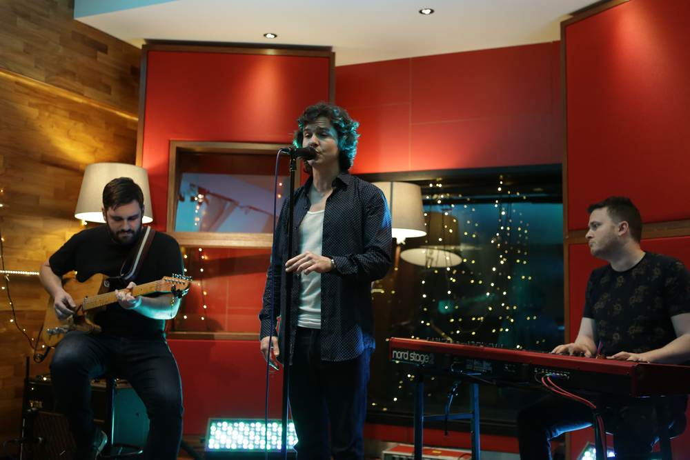 Lukas Graham's lead singer Lukas Forchhammer in town for a secret, by-invitation-only show at Maveriq Studios in Petaling Jaya.