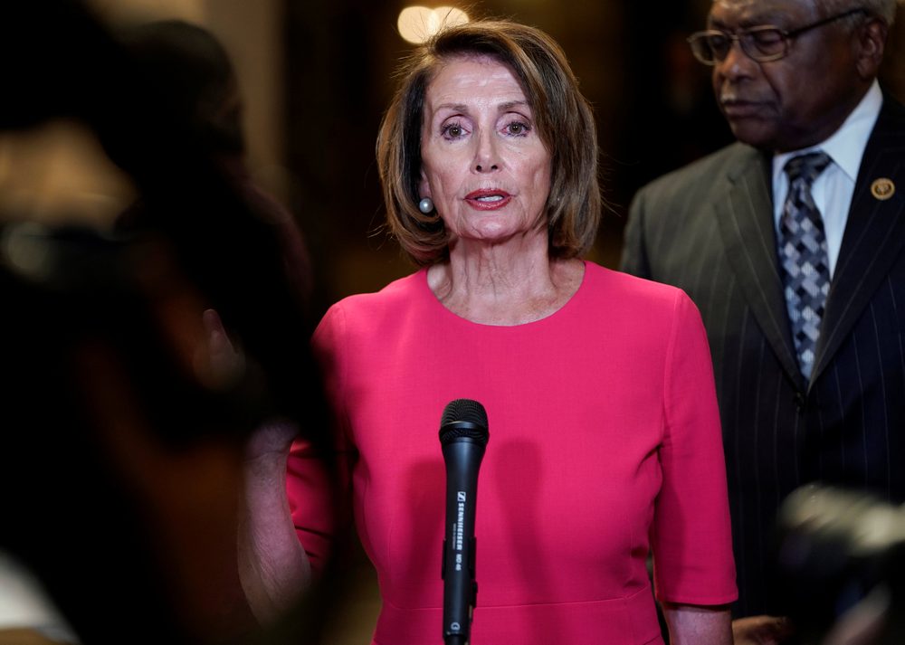Speaker of the House Nancy Pelosi walks after speaking about the ongoing partial government shutdown on Capitol Hill in Washington January 3, 2019. u00e2u20acu201d Reuters pic