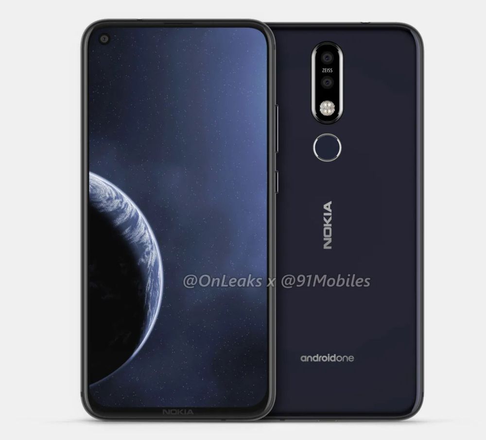 Nokia appears to be joining the bandwagon as the purported Nokia 8.1 Plus will feature an in-screen selfie camera design. — Pic by 91Mobile via SoyaCincau/onleaks