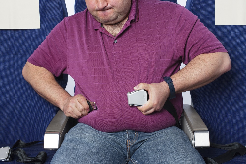 A new study has linked carrying extra weight around the middle to a smaller brain size. u00e2u20acu201d AFP pic