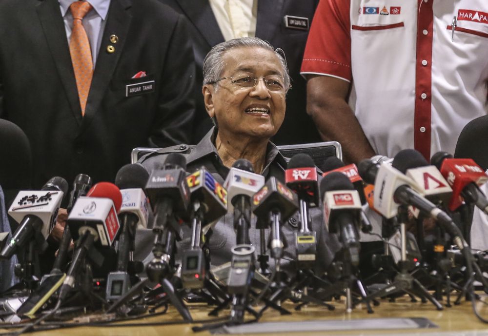 Tun Dr Mahathir Mohamad speaks during a press conference at Yayasan Al Bukhary in Kuala Lumpur January 4, 2019. u00e2u20acu2022 Picture by Firdaus Latif