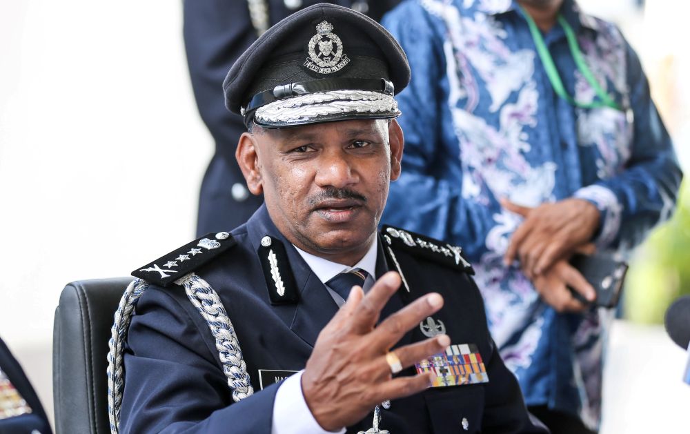 New Penang Police Chief Datuk T. Narenasagaran speaks to reporters at the Penang Police Contingent in George Town January 15, 2019. u00e2u20acu2022 Picture by Sayuti Zainudin