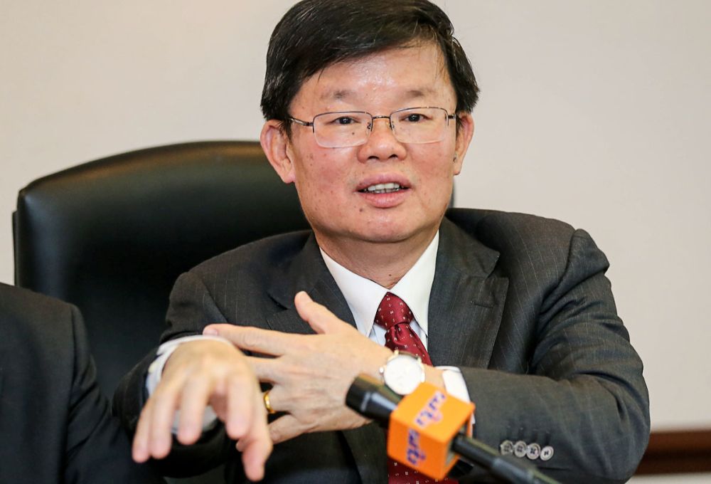 Penang Chief Minister Chow Kon Yeow speaks to reporters during the press conference in George Town January 15, 2019. u00e2u20acu2022 Picture by Sayuti Zainudin