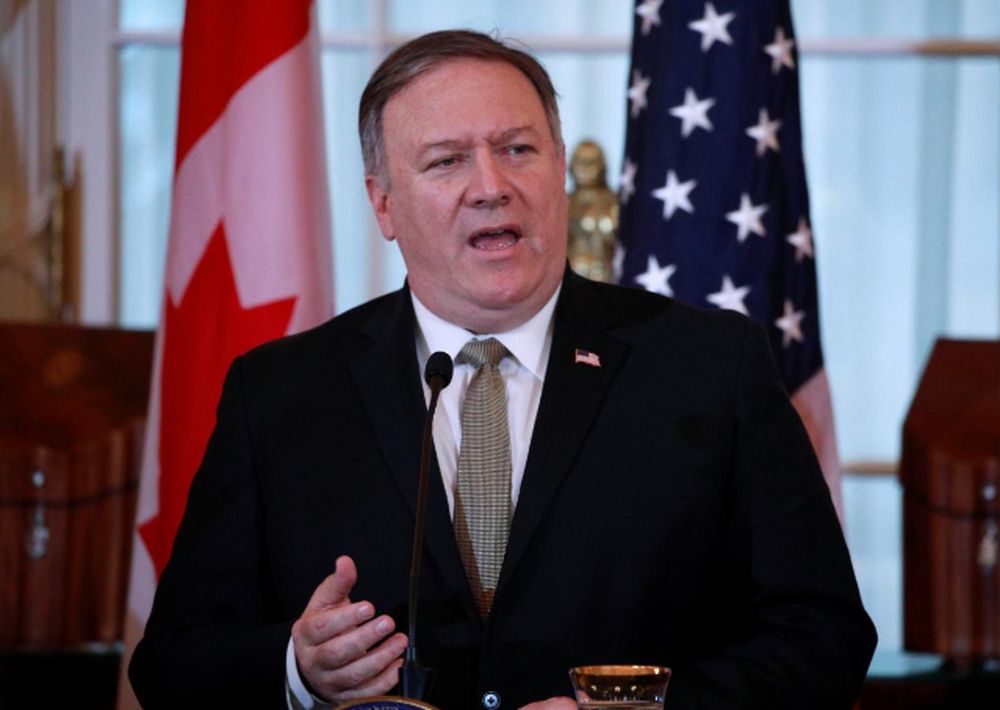 File picture shows US Secretary of State Mike Pompeo speaking during a news conference after the US-Canada ministerial meeting at the State Department in Washington DC, December 14, 2018. u00e2u20acu201d Reuters pic