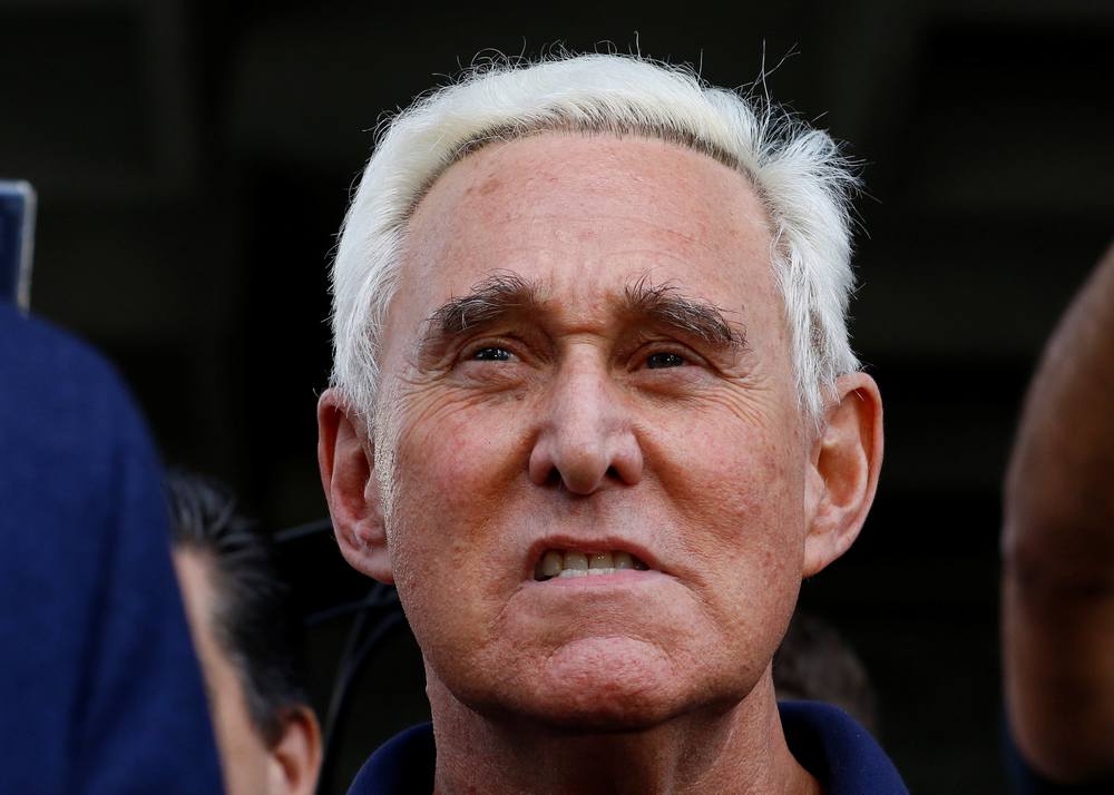 Roger Stone speaks after his appearance at Federal Court in Fort Lauderdale, Florida January 25, 2019. u00e2u20acu201d Reuters pic