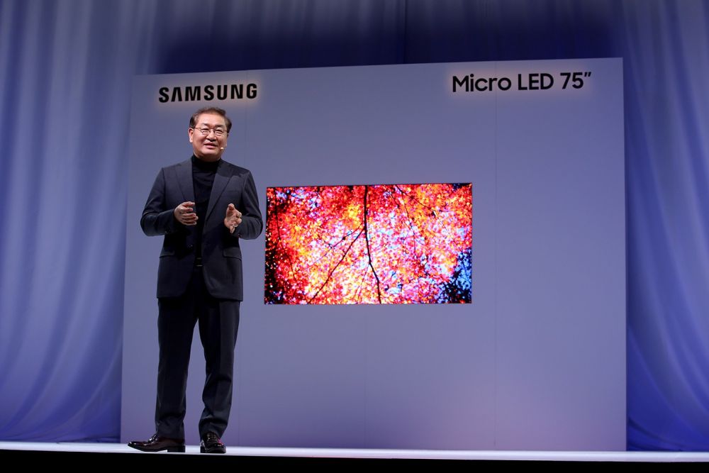 Samsung unveils 75, Micro LED display. u00e2u20acu201d AFP pic
