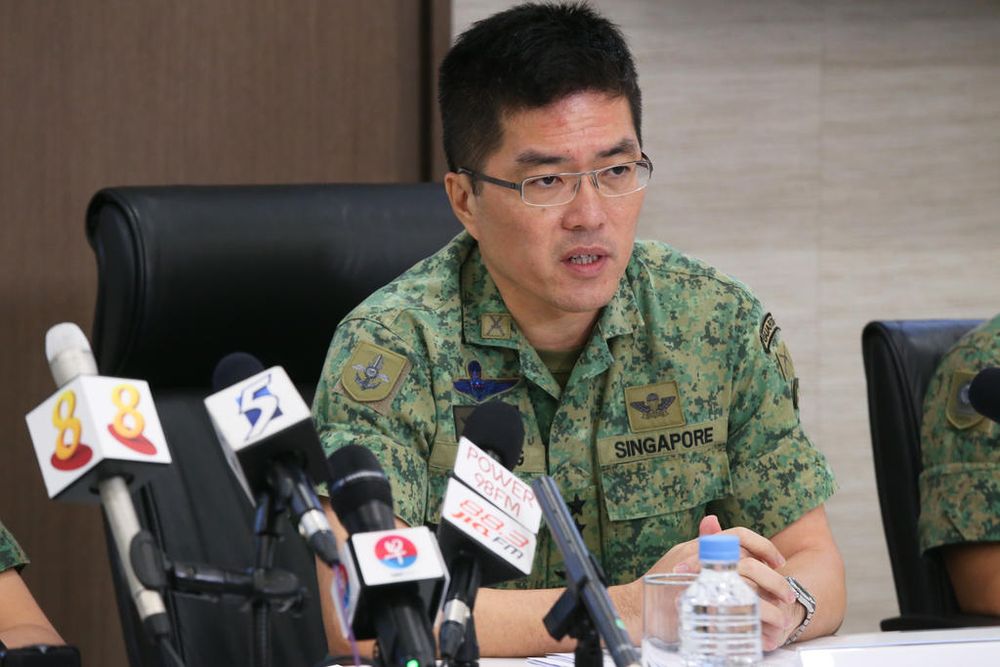 Singaporeu00e2u20acu2122s Chief of Defence Force Melvyn Ong chairs a press conference on January 24, 2019, on the circumstances surrounding the death of serviceman and actor Aloysius Pang. u00e2u20acu201d Koh Mui Fong/TODAY pic