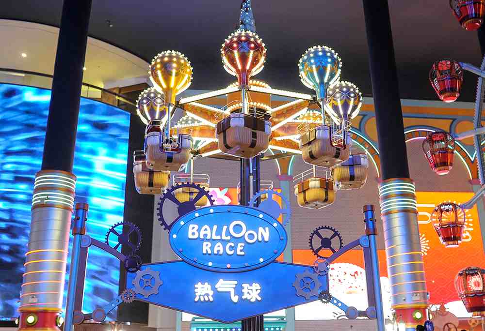 The Balloon Race ride.