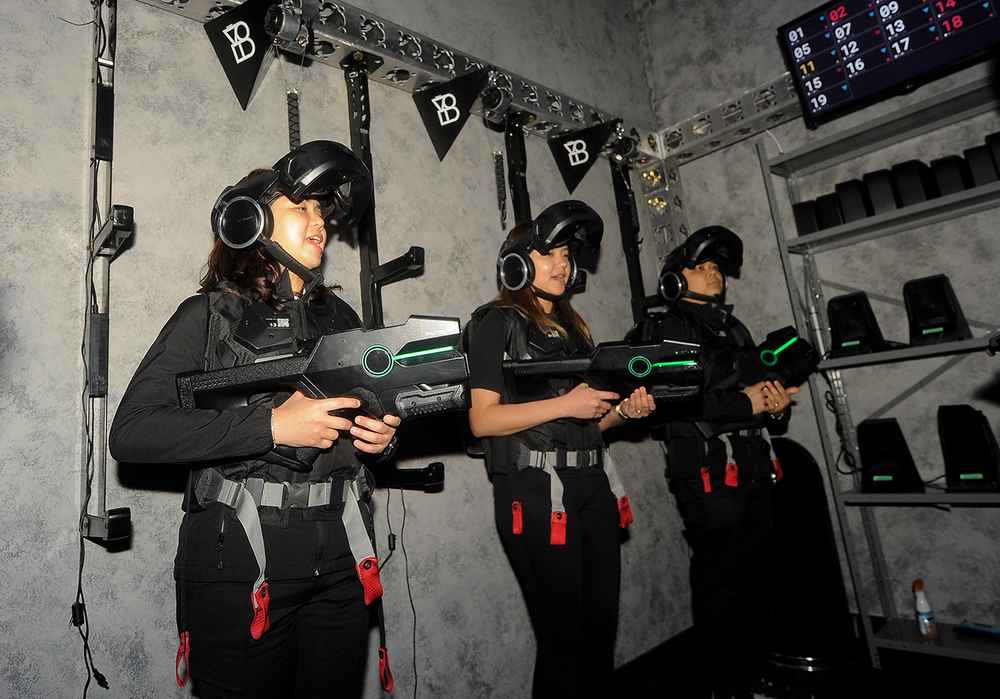 All geared up before entering The Void.