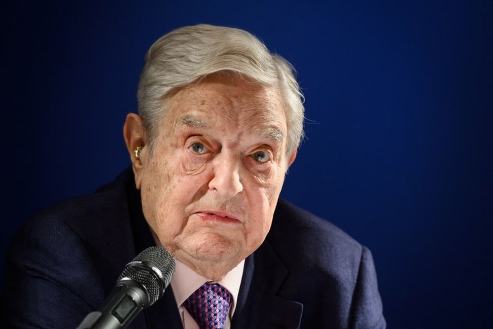 Hungarian-born US investor and philanthropist George Soros delivers a speech on the sideline of the World Economic Forum (WEF) annual meeting, January 24, 2019 in Davos, Switzerland. u00e2u20acu201d AFP pic