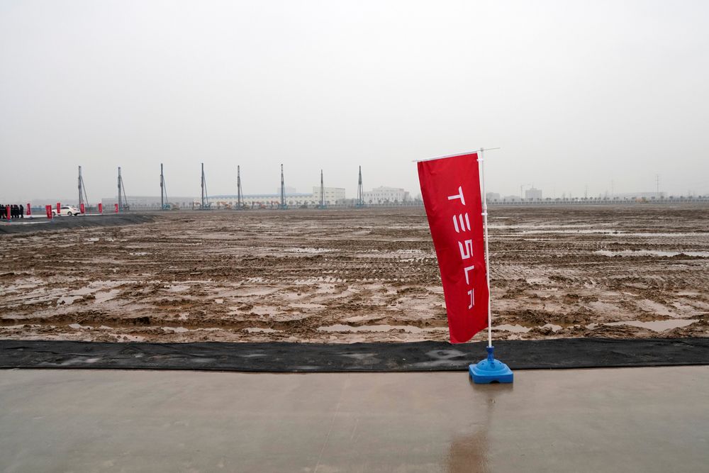 The land of Tesla Gigafactory at a groundbreaking ceremony of Tesla Shanghai Gigafactory in Shanghai, China January 7, 2019. u00e2u20acu201d Reuters pic
