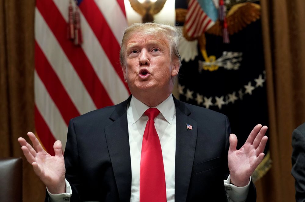 US President Donald Trump speaks after competing measures to end the partial US government shutdown fell short in the Senate, in the Cabinet Room of the White House in Washington, January 24, 2019. u00e2u20acu201d Reuters pic