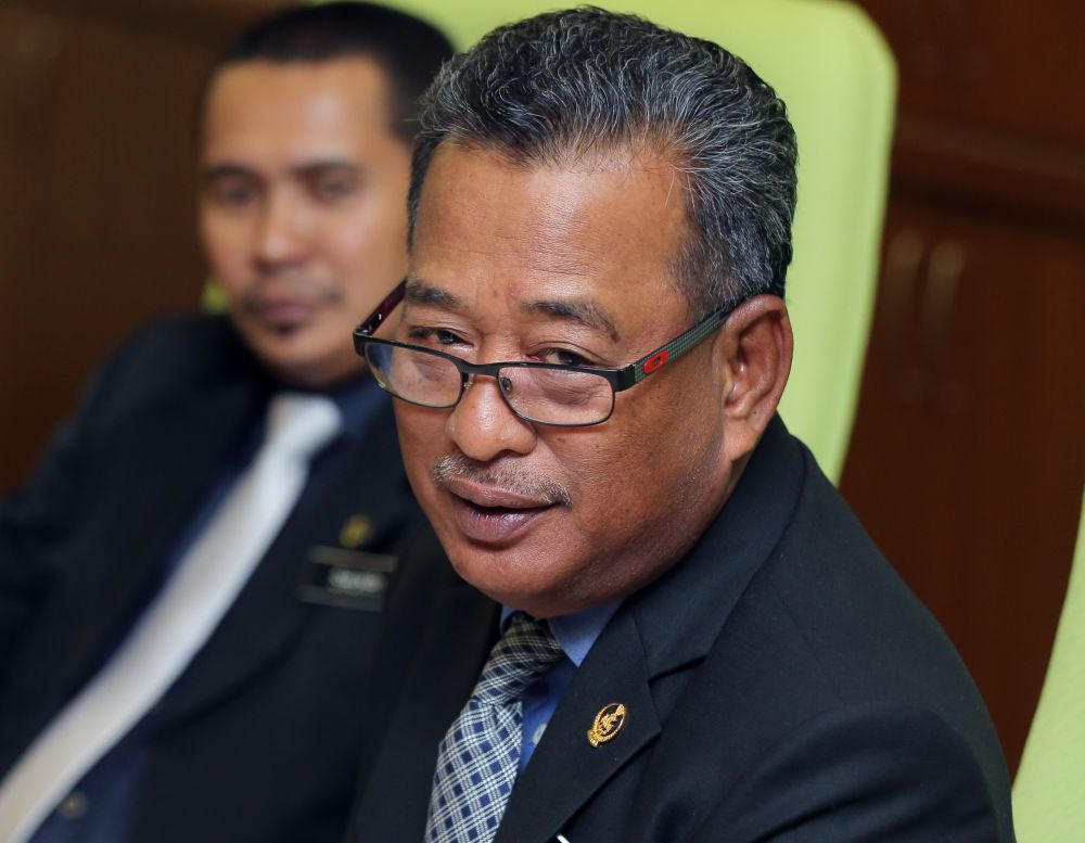 Perak MACC director Datuk Zainul Darus speaks to reporters during a press conference January 16, 2019. u00e2u20acu201d Picture by Farhan Najib