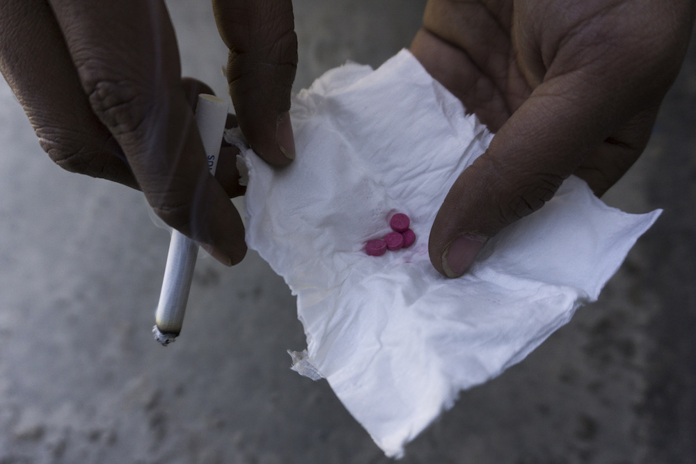 A drug user holds low-grade crystal meth tablets, known in South-east Asia as u00e2u20acu02dcyabau00e2u20acu2122, in Muse, Shan State, along Myanmaru00e2u20acu2122s border with China, January 11, 2019. u00e2u20acu201d AFP pic