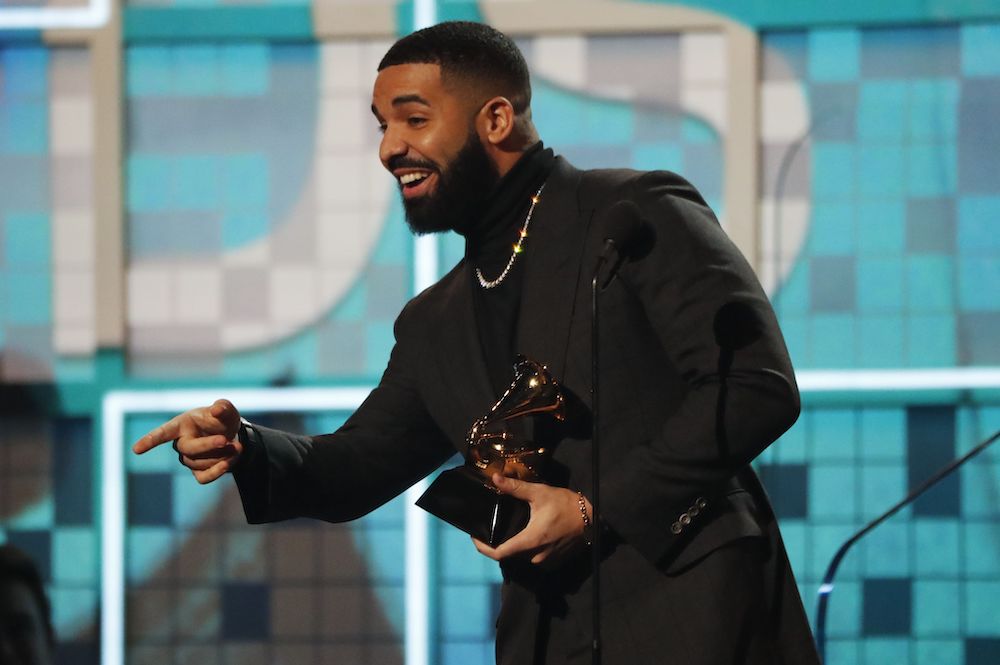 Drake wins Best Rap Song for u00e2u20acu02dcGod's Planu00e2u20acu2122 at the 61st Grammy Awards in Los Angeles February 11, 2019. u00e2u20acu201d Reuters pic
