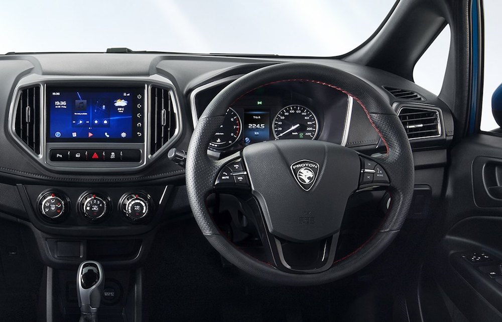 The dashboard has an updated in-car entertainment system. — SoyaCincau pic