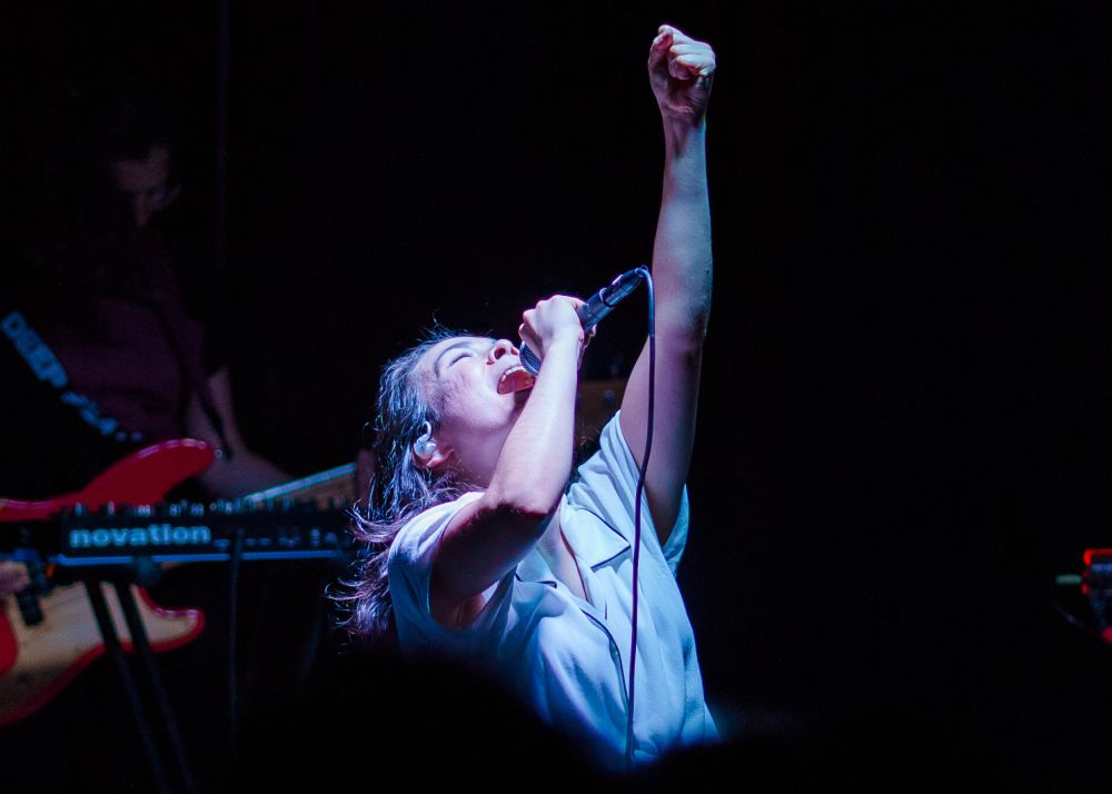 Mitski embellished her performance with powerful vocals and dramatic choreography.