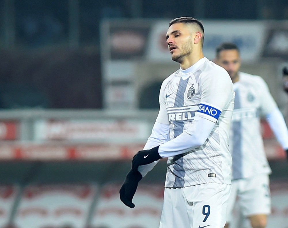 Inter Milan's Mauro Icardi reacts during the match against Torino in Turin January 27, 2019. u00e2u20acu201d Reuters pic 