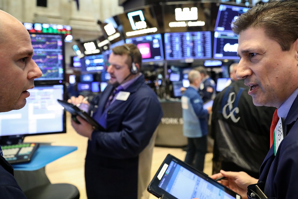 Traders work on the floor of the New York Stock Exchange  February 8, 2019. u00e2u20acu201d Reuters pic