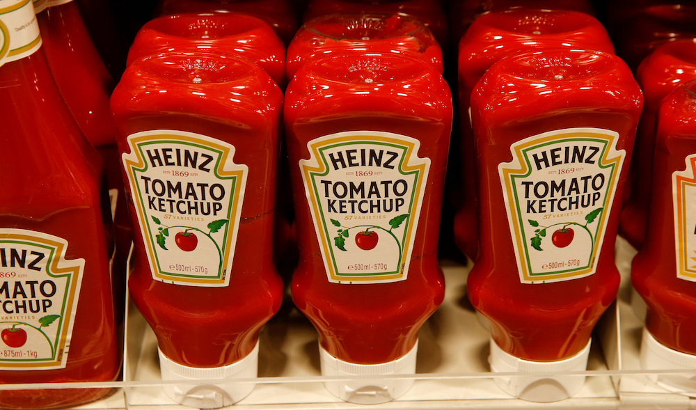 Bottles of Heinz tomato ketchup of US food company Kraft Heinz are offered at a supermarket of Swiss retail group Coop in Zumikon, Switzerland December 13, 2016. u00e2u20acu201d Reuters pic