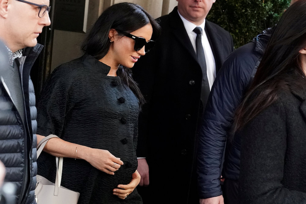 Meghan Markle, Duchess of Sussex, exits a hotel in the Manhattan borough of New York City February 19, 2019. u00e2u20acu201d Reuters pic