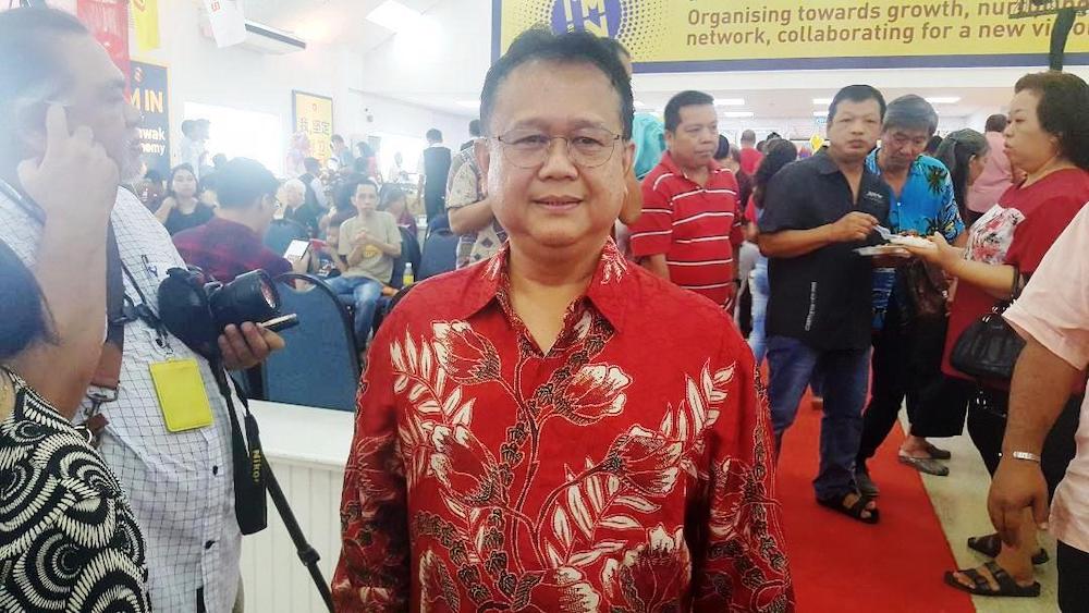 Gabungan Parti Sarawak (GPS) secretary general Datuk Alexander Nanta Linggi says people have started to lose faith in Pakatan Harapan federal government February 5, 2019. u00e2u20acu201d Picture by Sulok Tawie