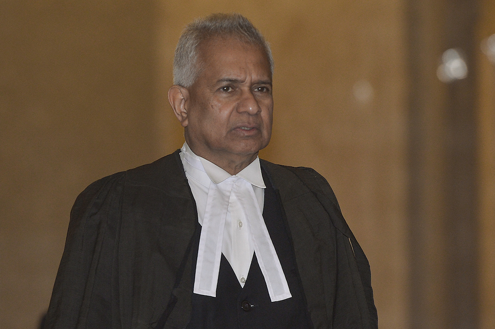 Attorney General Tommy Thomas is seen at the Palace of Justice in Putrajaya February 11, 2019. u00e2u20acu201d Picture by Mukhriz Hazim