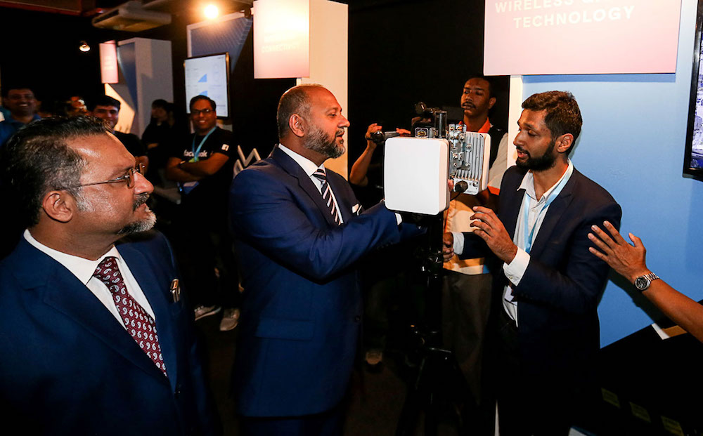 Communications and Multimedia Minister Gobind Singh Deo attends the launch of Malaysiau00e2u20acu2122s first large-scale Terragraph trial in George Town February 18, 2019. u00e2u20acu201d Picture by Sayuti Zainudin
