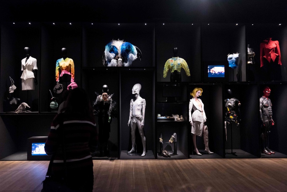 Designs by French fashion designer Thierry Mugler are on display during his exhibition u00e2u20acu02dcCouturissimeu00e2u20acu2122 at the Montreal Museum of Fine Arts, February 26, 2019. u00e2u20acu201d AFP pic