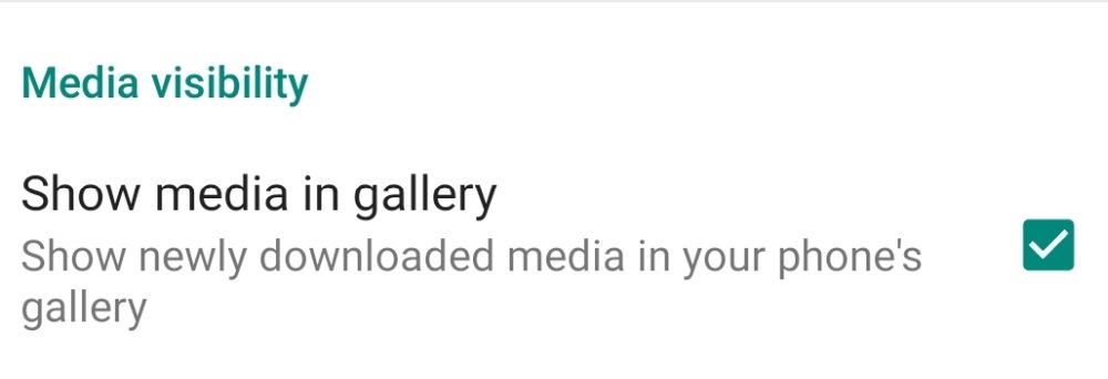 Turn of the ‘Save to Camera Roll’ feature to stop hogging your storage space. — Screengrab via WhatsApp
